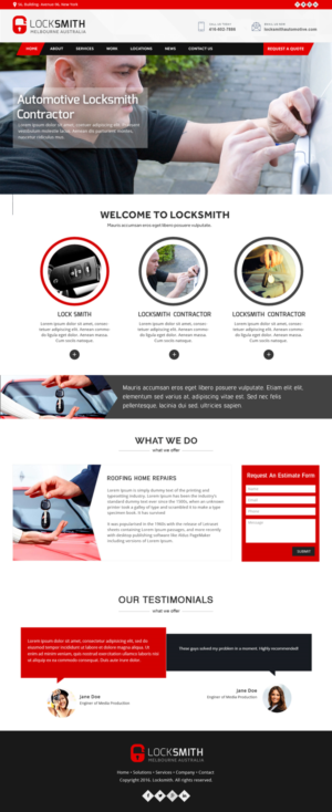 Web-Design von Xclusive Designer für Expert Locksmiths | Design #14846239