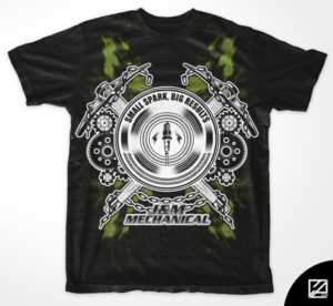 T-shirt Design by Athird Creatives for J&M Mechanical | Design: #9397111