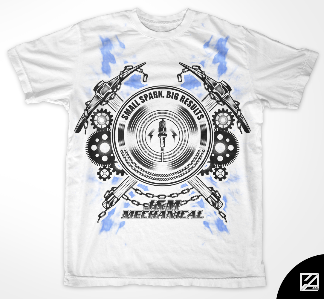 T-shirt Design by Athird Creatives for J&M Mechanical | Design #9397113