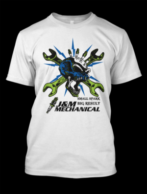 T-shirt Design by Adrian for J&M Mechanical | Design #9394161