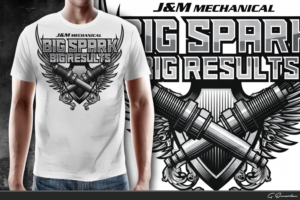 T-shirt Design by G3K for J&M Mechanical | Design: #9370470