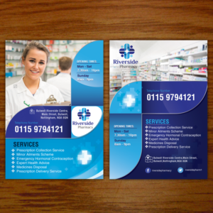 A5 2 sided flyer to promote pharmacy services | Flyer-Design von Souvik Roy (Alex Pro)