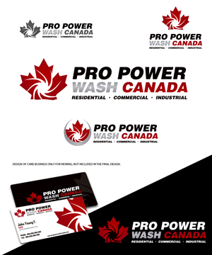 Logo Design by StudioD™ for Pro Power Wash Canada | Design: #2056176