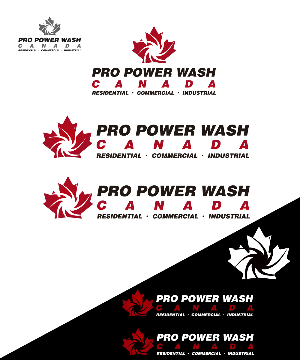 Logo Design by StudioD™ for Pro Power Wash Canada | Design: #2130904