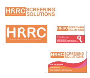 HRRC, maybe a tagline. i.e. Intelligent Profiling Solutions, or Screening Solutions, or Human Resource Risk Control | Logo Design by lisa