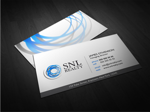 Business Card Design by Atvento Graphics for SNL Realty | Design: #2056221