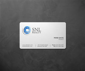 Business Card Design by logodentity for SNL Realty | Design: #2057143