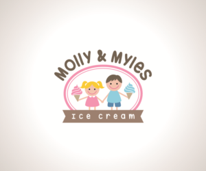 Molly & Myles Ice Cream | Logo Design by R M