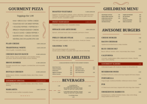 Menu Design by dii