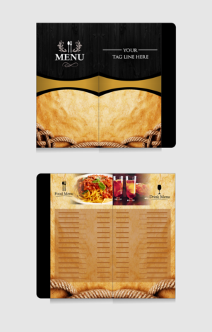 Gourmet Restaurant take out menu | Menü-Design von hernawanrere