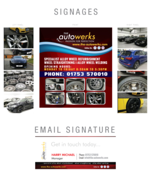 Building signage and email signature | Signage Design by Intro Base