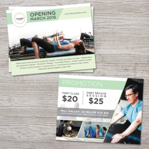 FitWise Pilates Postcard for marketing( non mailer) | Postkarten-Design von sun_design