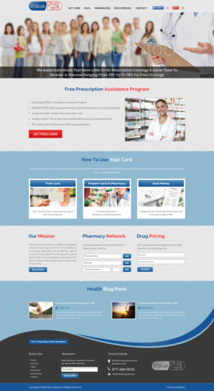 Value Drug Card  reinvent our website. | Web Design by Sbss