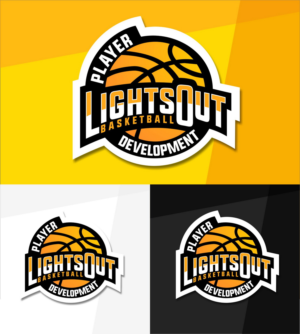 LightsOut Basketball Player Development | Logo Design by hamkur