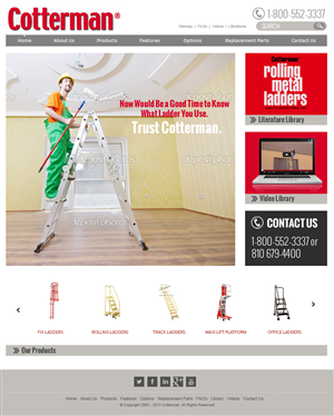 Website For Ladder Company | Web-Design von jeckx2