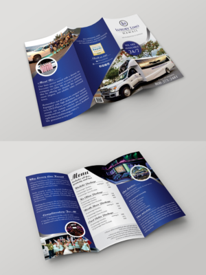 Brand New Hawaii Wedding Luxury Limo Bus (not party bus) Brochure | Flyer Design by ecorokerz