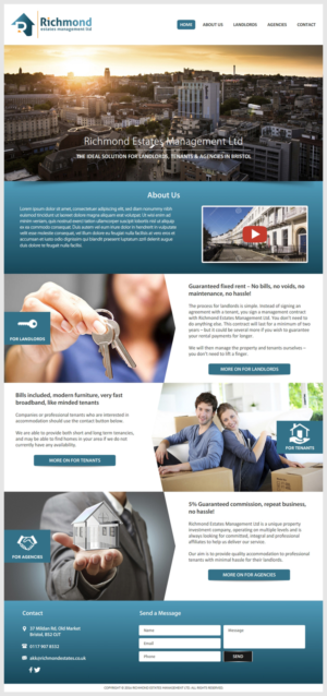 Richmond Estates Managment Ltd website  | Web-Design von -Marc-