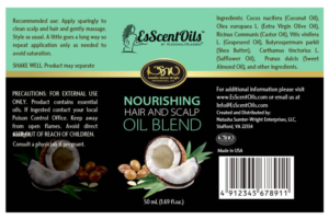 EsScentOils (Foundational) Product Label | Label Design by Soluciones Creativas