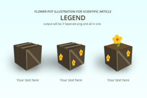 Box / flower pot illustration for scientific article | Illustration-Design von fueldesignyard