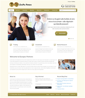 Creative Web Design - Intl Market Research Company | Web-Design von OM