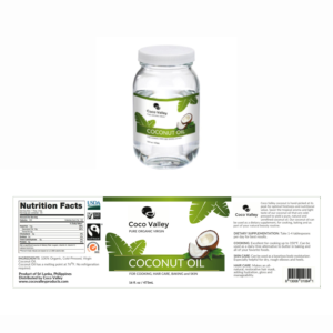 Label : Coco Valley Coconut Oil company needs a Product Label  (adobe illustrator(ai) format)  | Label Design by Javelin Studio