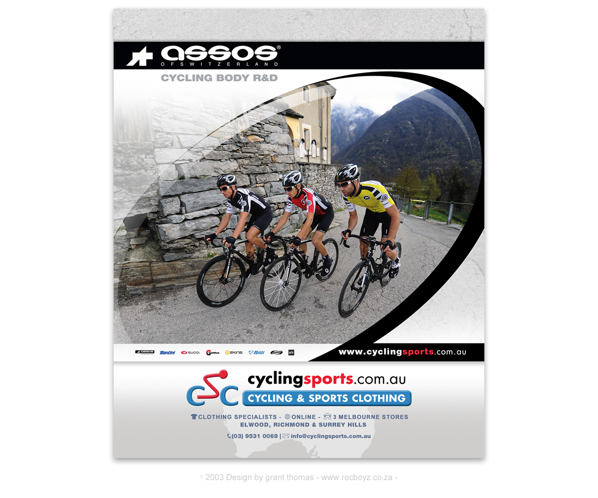 Advertisement Design by Grebo for Cycling & Sports Clothing | Design #2115540