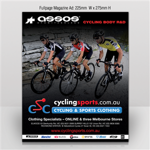 Advertisement Design by Mon01 for Cycling & Sports Clothing | Design: #2117952