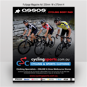 Advertisement Design by Mon01 for Cycling & Sports Clothing | Design: #2123517