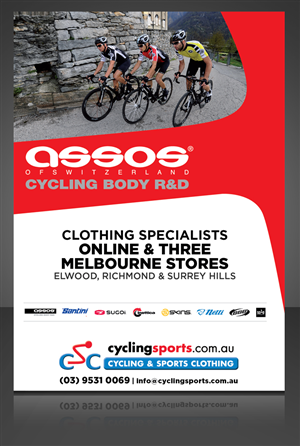 Advertisement Design by jgeoinbox for Cycling & Sports Clothing | Design: #2098308