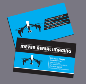 Business Card Design by mcky//design for MEYER AERIAL IMAGING | Design #9672331