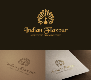 Indian flavour authentic indian cuisine | Logo Design by Ena