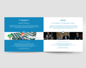 Marketing Brochure design required by Video Production company | Broschüren-Design von  maria.design