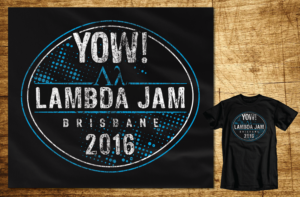 Software Developer Conference needs a shirt design - Lambda Jam  | T-shirt Design by CoffeeBreak88