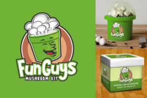 Fun Guys Mushroom Kit  | Logo-Design von Gigih Rudya