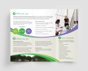 Consulting Practice for Charities Needs A Brochure Deisgn | Flyer Design by  maria.design