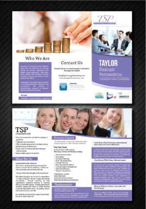 Flyer Design by CreativeKlub for Taylor Strategic Partnerships, LLC | Design: #9839738