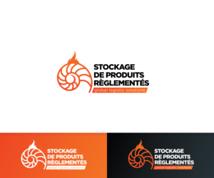 Stockage de produits réglementés (optional) / global logistic solutions | Logo Design by Sergio Coelho