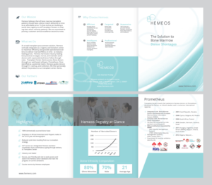 Health care startup that needs to WOW bone marrow doctors with presentation brochure | Broschüren-Design von Achiver