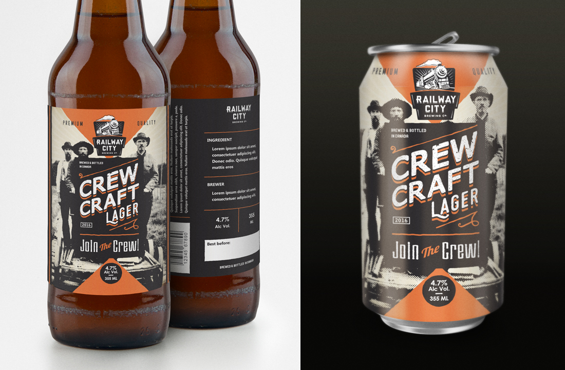 Etikett-Design von kresh für Railway City Brewing Company | Design #10380283