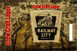 Etikett-Design von dshineart für Railway City Brewing Company | Design #10293896