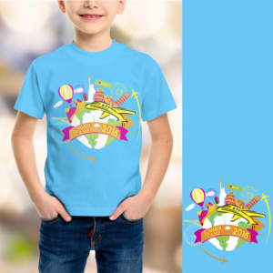 Summer Camp Tshirt for a Montessori Preschool ages 6weeks to 6months | T-shirt Design by Irina 