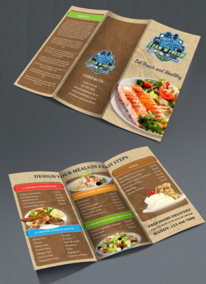 Menu Design by pivotaldesign.biz for Lean n fresh  | Design: #10310901