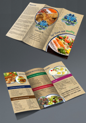 Menu Design by pivotaldesign.biz for Lean n fresh  | Design: #10310903