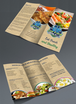 Menu Design by pivotaldesign.biz for Lean n fresh  | Design: #10310911