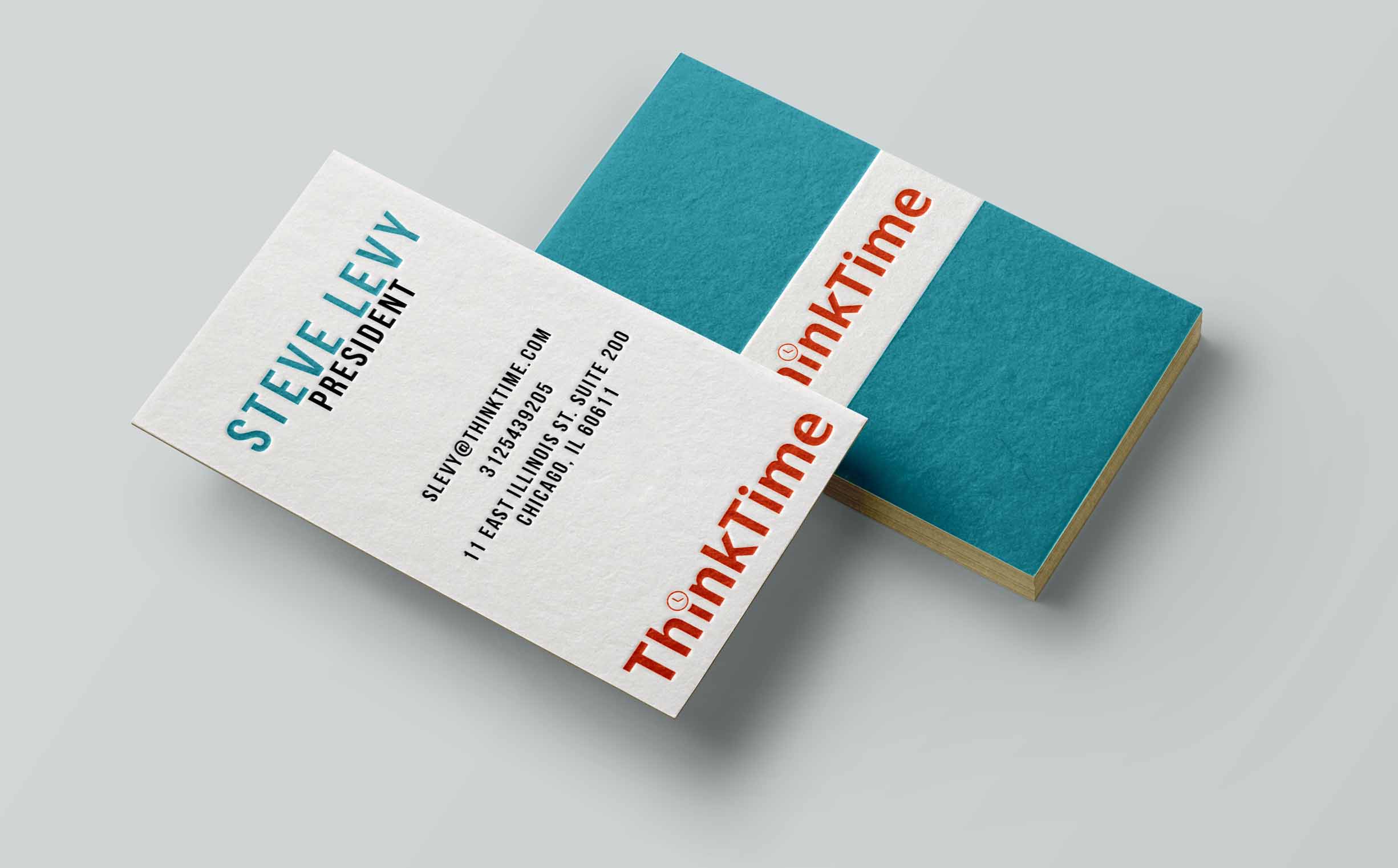 Business Card Design by Cloudshifter for ThinkTime  | Design #10345957