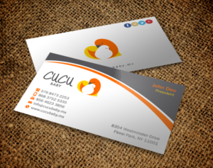 Tarjetas de presentacion CUCU BABY | Business Card Design by chandrayaan.creative