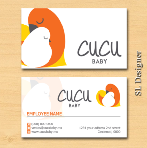 Tarjetas de presentacion CUCU BABY | Business Card Design by SL Designer