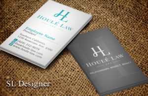 Houlé Law Business cards and stationary design project | Business Card Design by SL Designer