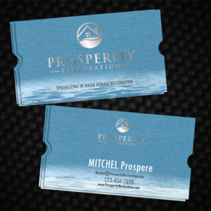 Prosperity Restoration Business Card Design | Business Card Design by elveneclipse