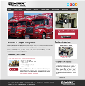 Wordpress Design Project (Caspert) | Wordpress Design by Creative X Designs